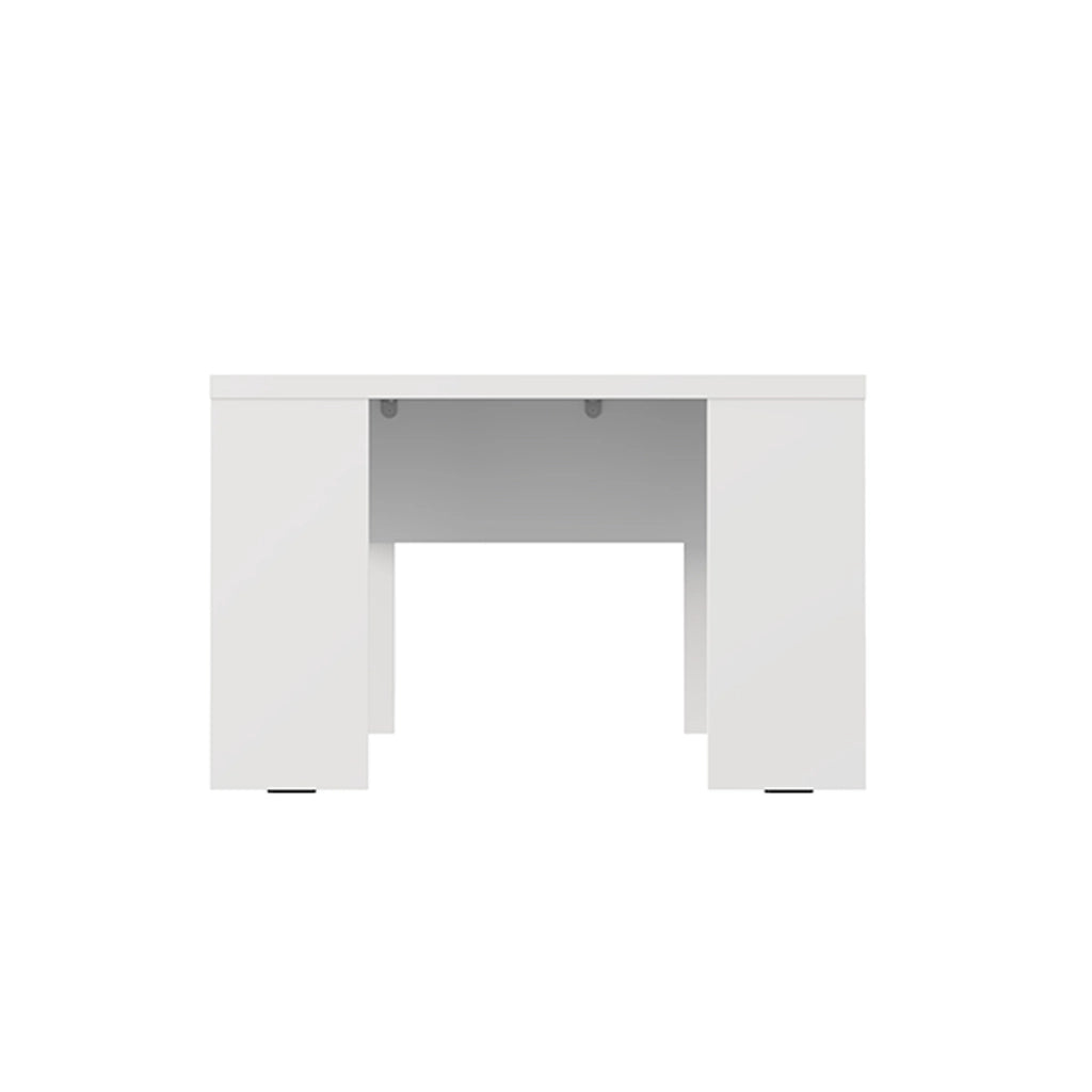 Magre, Tavolino da Salotto Forma Quadrato, 67x67x43h cm Bianco Opaco
