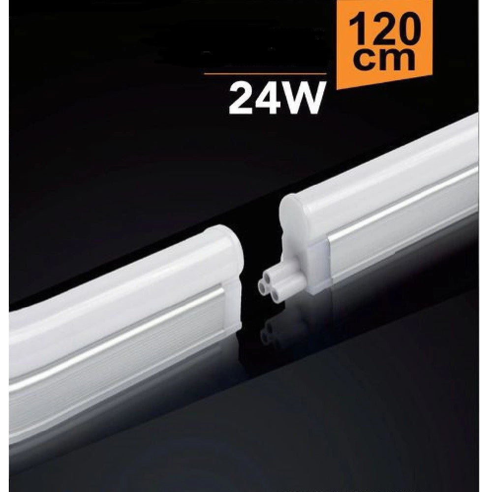 Trade Shop - Plafoniera Led Neon Sottopensile Opaco Vari Toni Luce 24 Watt 120 Cm - -bianco Naturale      -