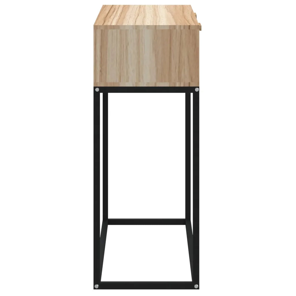 Tavolino Consolle | Tavolo d'Ingresso 80x30x75 cm Legno Multistrato e Ferro