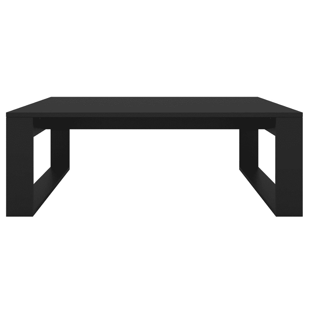 Tavolino da Salotto Nero 100x100x35 cm Truciolato 808631