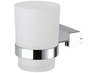 Porta bicchiere/spazzolini da muro - serie sq