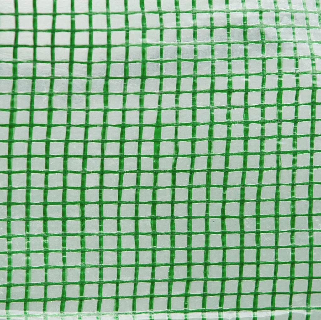 Serra a tunnel verde in acciaio 350 x 200 x 200 cm