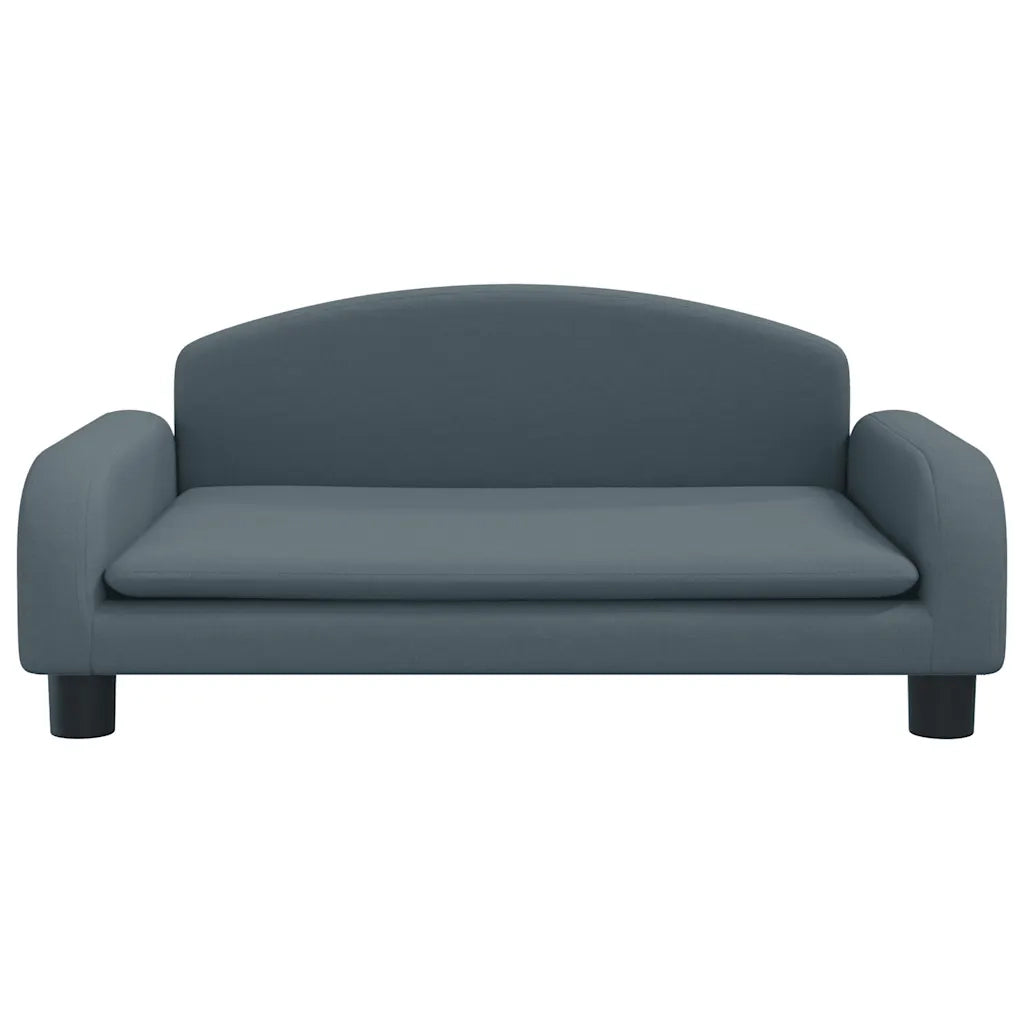Lettino per Cani Grigio Scuro 70x45x30 cm in Tessuto CFW2253979