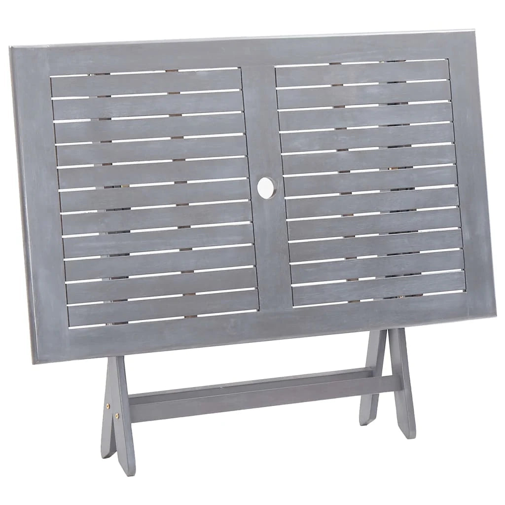Set da pranzo da giardino 7 pezzi in legno massello di acacia grigio 02_0014809