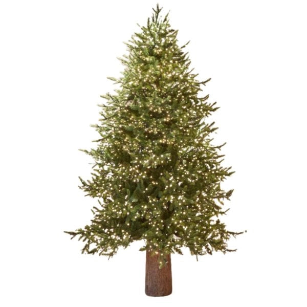 albero di natale "pino luxury" con led integrati, in pe effetto real touch / 240 cm  682222700 green