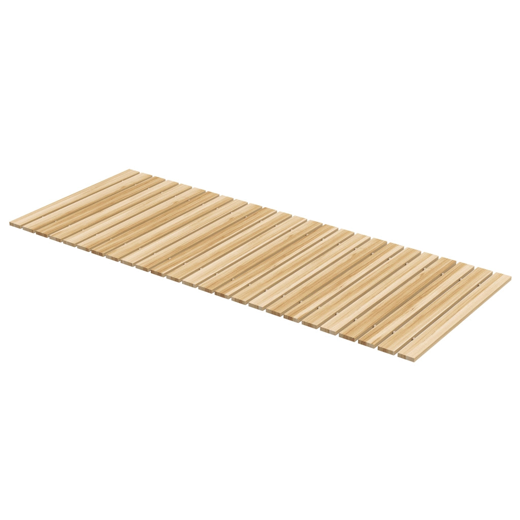 Passerella da Giardino Rotolabile ¨C zephmum ¨C Legno di Abete Naturale 120x47x1 cm