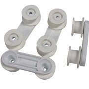KIT 4PZ. Ruote Cestello lavastoviglie inferiori Electrolux Rex Aeg - Electrolux Rex Aeg Zoppas