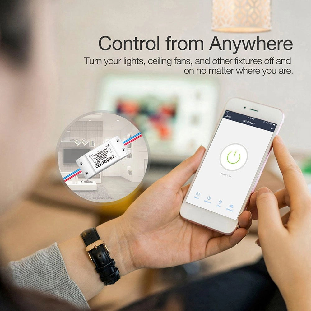 Interruttore WIFI 16A WIFI 2.4G TUYA, Smart Life 16A AC 90-250V 50/60HZ 3500W