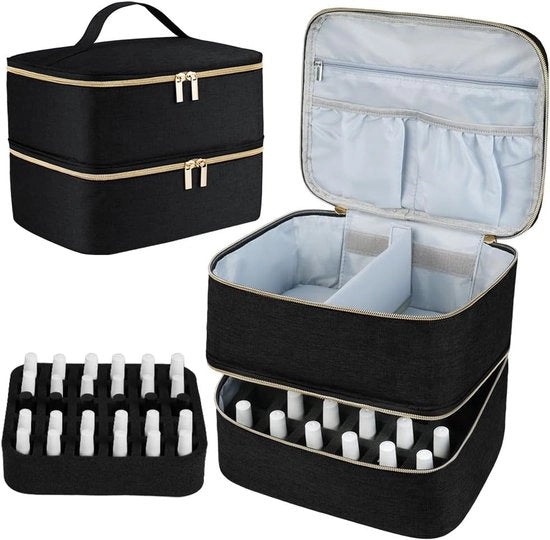 Borsa per trucco - Carrello per estetista - Borsa per trucco da viaggio - Borsa per bellezza - Borsa cosmetica - Ideale per viaggi - Da portare con sé