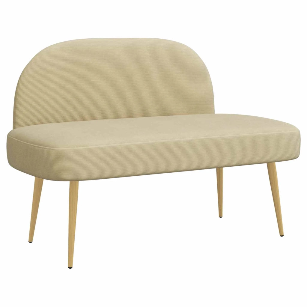 Panchina imbottita con schienale Verde grigio chiaro CFW9152915
