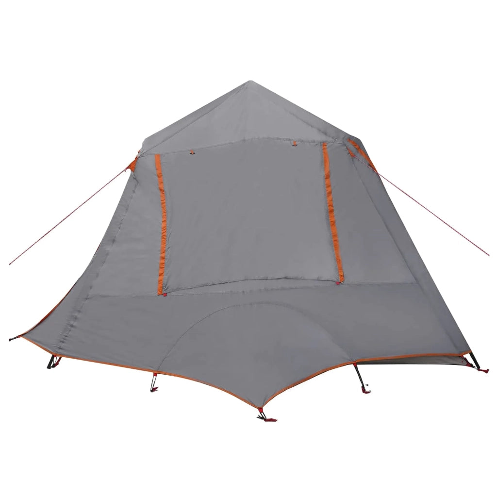 Tenda a tunnel Grigio e arancione 400 x 278 x 182 cm 42017435