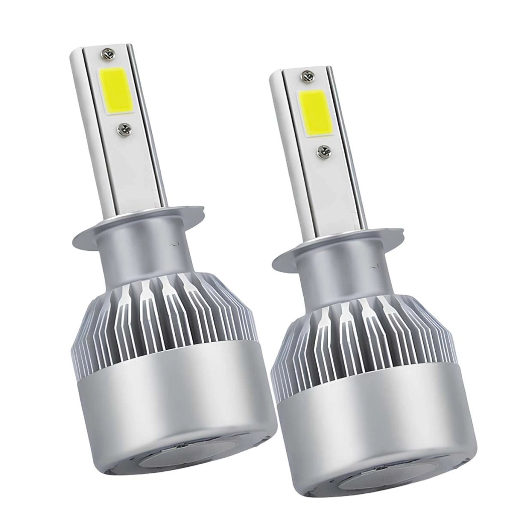 Confezione da 2 Lampadine LED per Auto H11 30W 6000K 3600LM con Dissipazione Termica Argento Avizar