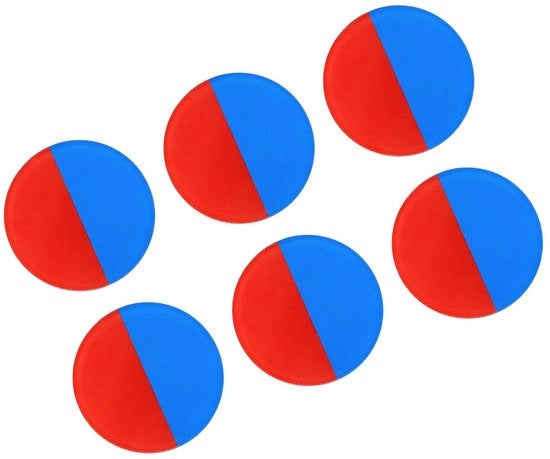 Etichette Acriliche Sticker 6 pezzi - Autoadesive - Tavole Sticker in Acrilico - Forma Rotonda - Impermeabili - Superficie Protetta da Radiazioni UV - Etichetta di Rubinetto