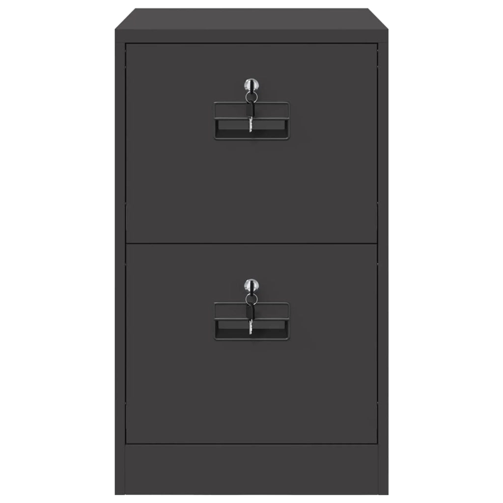 Armadio per File con cassetto Geometrico Nero 44 x 50 x 74,5 cm 891592