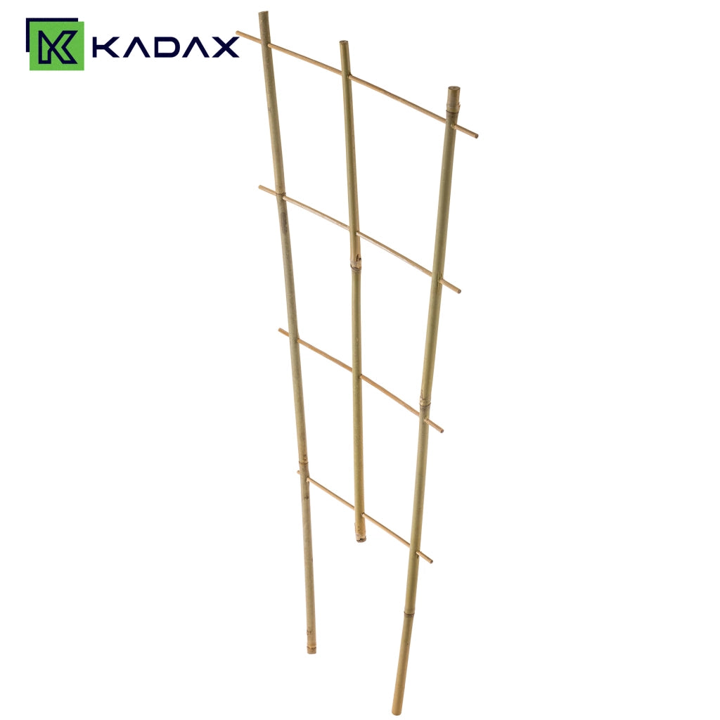Scala di supporto per piante KADAX in bambù, 60 cm, triplo supporto per fiori