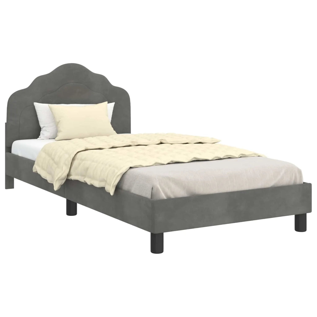Struttura letto bambini con testata Grigio scuro 80 x 200 cm 42010944