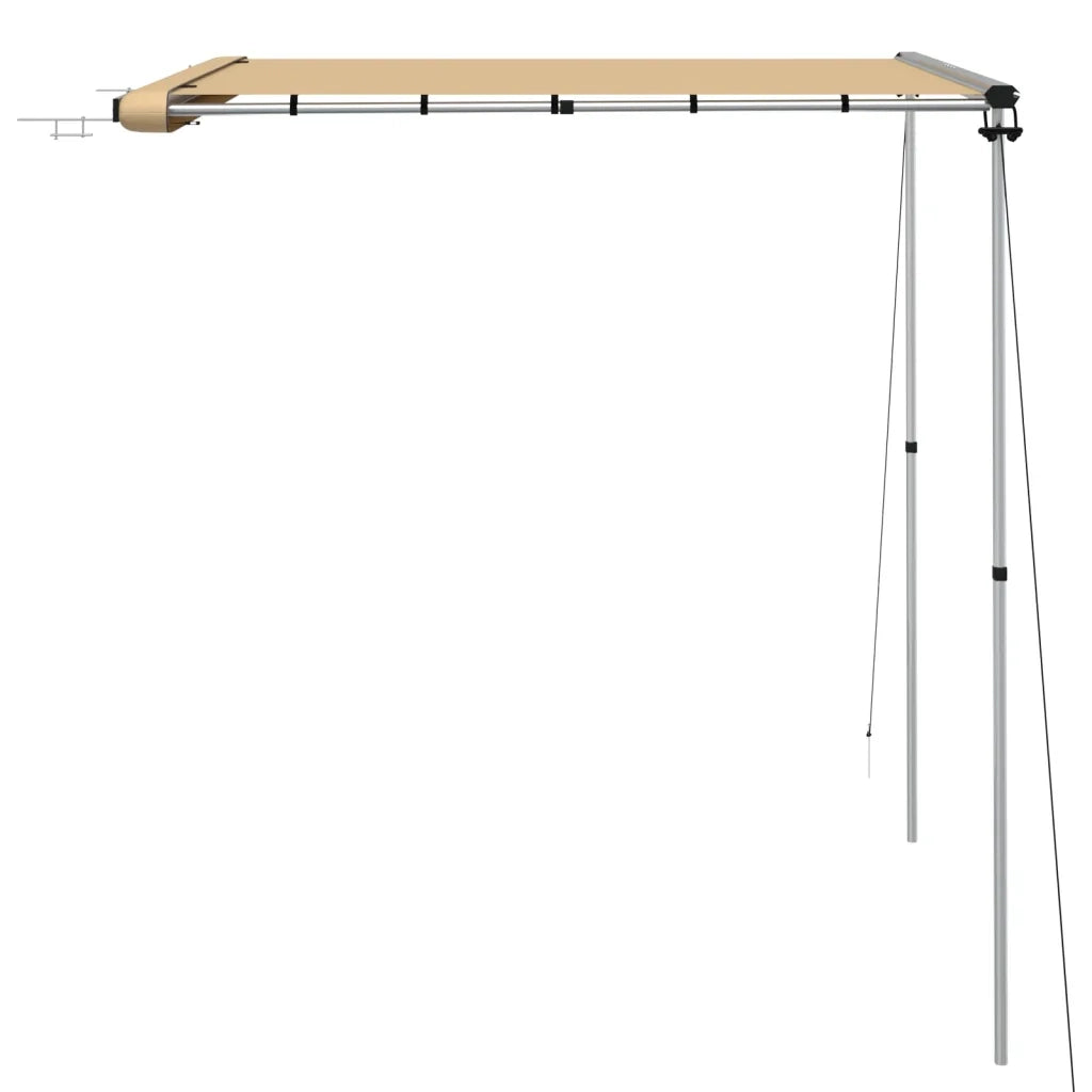 vidaXL Tendalino per Camper e Roulotte 2,4x2x2,15 m Beige
