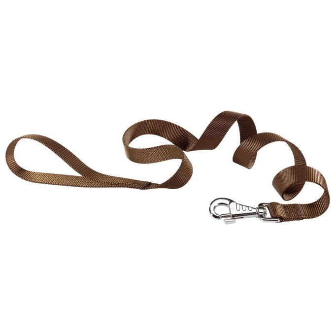 FERPLAST SPA G20-120 Guinzaglio nylon 120 cm colore marrone