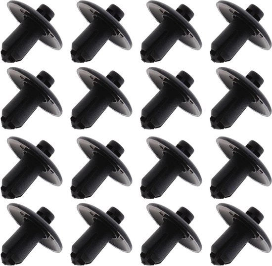 Fissaggi per ruote interne - Plastica - Compatibile con Audi - Nero - Set da 30 pezzi con fissaggi per Audi Q3 / Q5 / Q7 / A2 / A4 / A5 / A8 / S8 / TT.