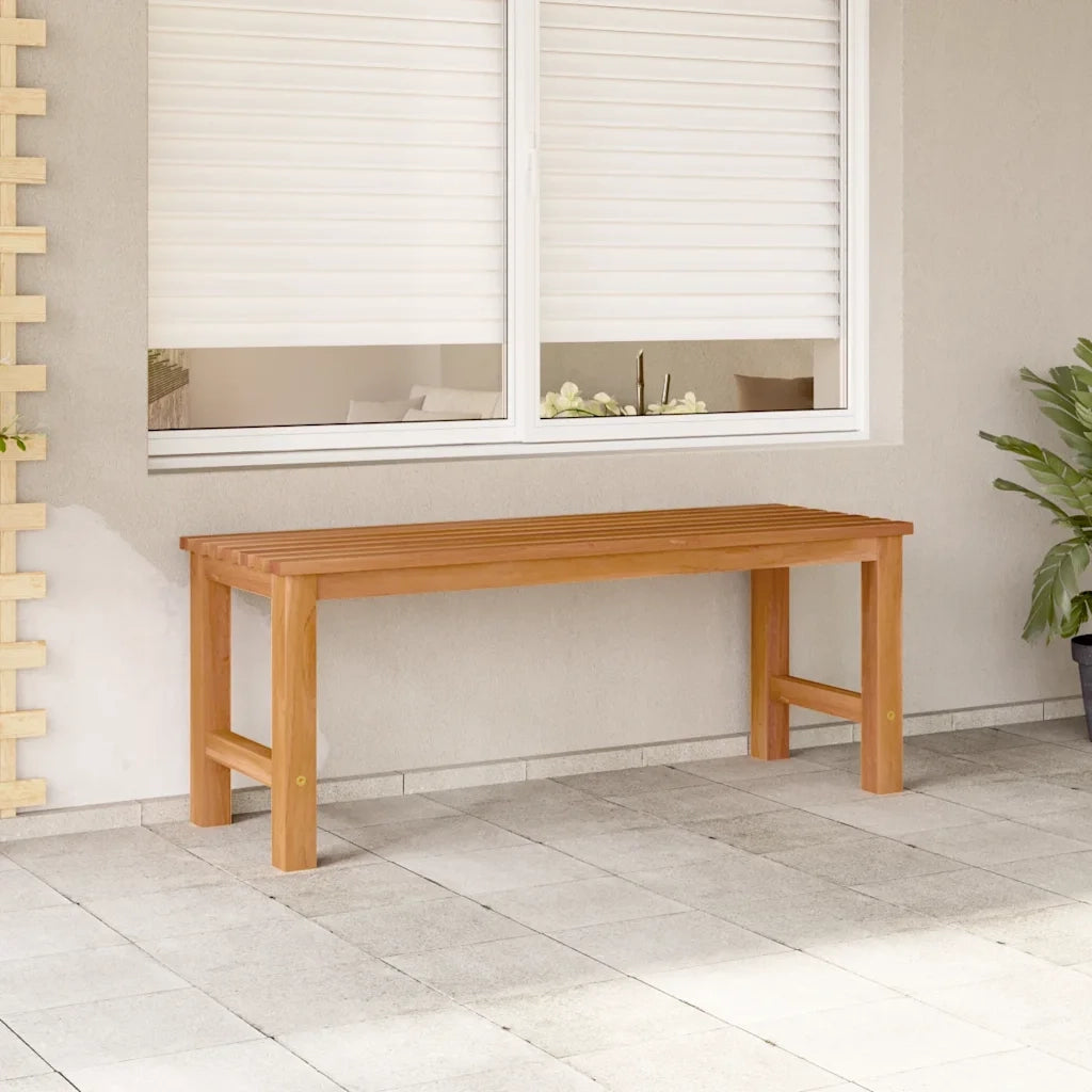 Panchina da Giardino 114 cm in Legno Massello di Teak 316626