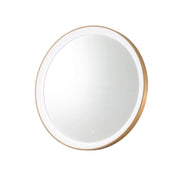 KRIZIA A/M - Applique Led 30W Dimmerabile con Specchio, Touch CCT 3000K-4000K, Antiappannamento, Finitura Oro Spazzolato - Gealuce