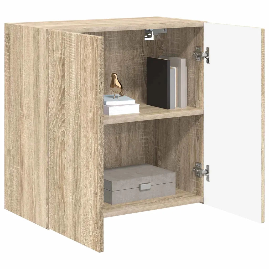Mobile TV da parete Rovere Sonoma 59,5 x 31 x 60 cm 892351