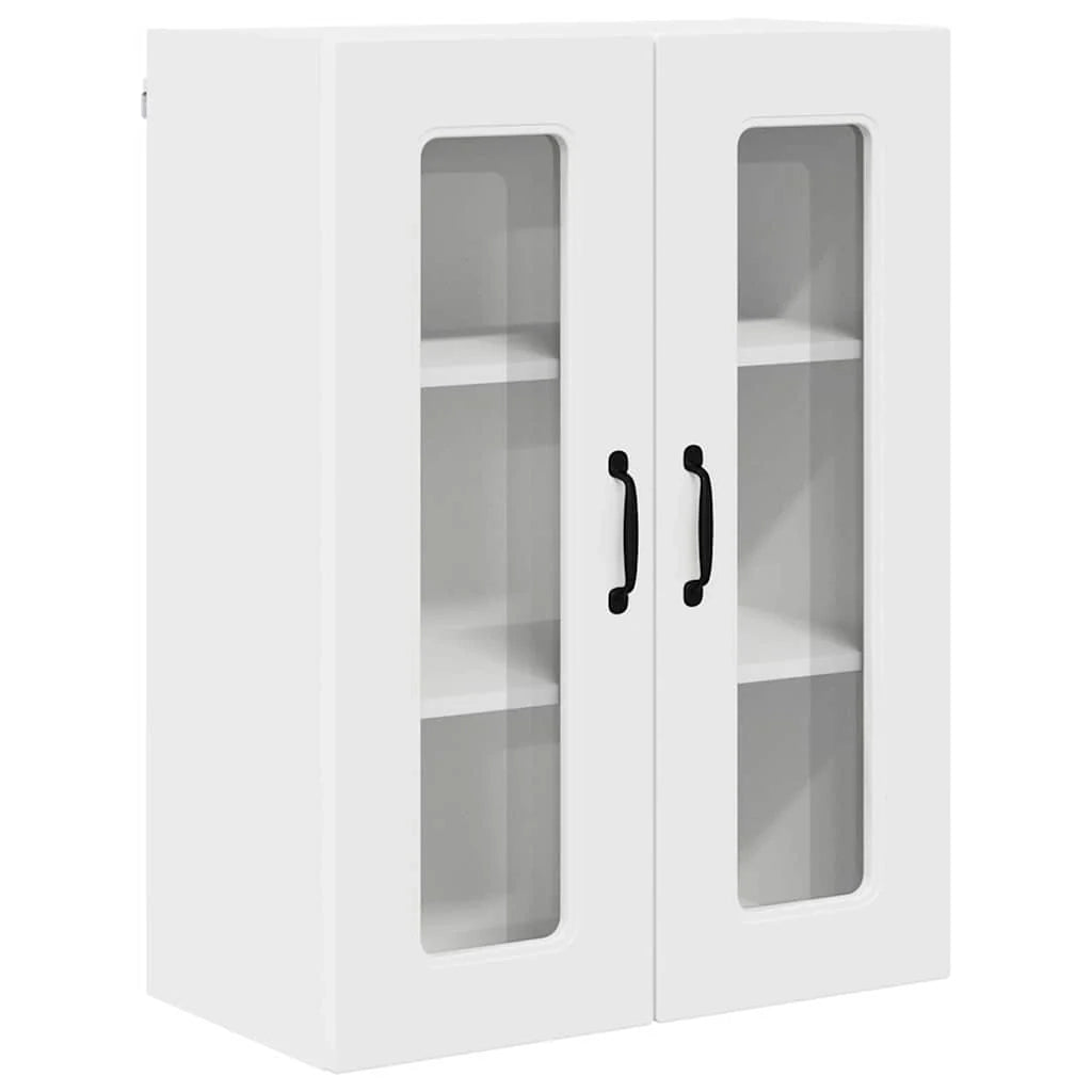Mobile da cucina moderno con pratico spazio contenitivo 60 x 31 x 80 cm legno composito bianco 02_0053763