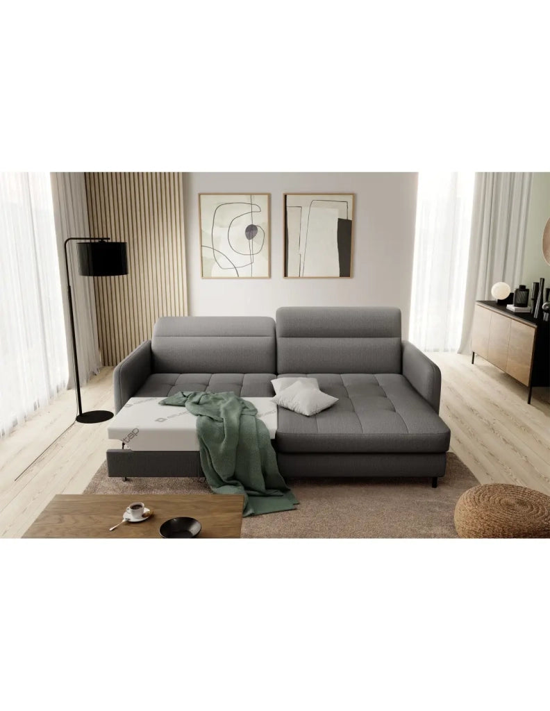 Divano ad angolo collezione GOUMSI colore Grigio scuro