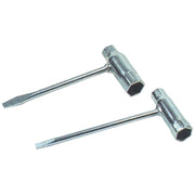 CHIAVE A TUBO X CANDELA MOTORE - EX MM 21 TA MM 17- 5 pezzi