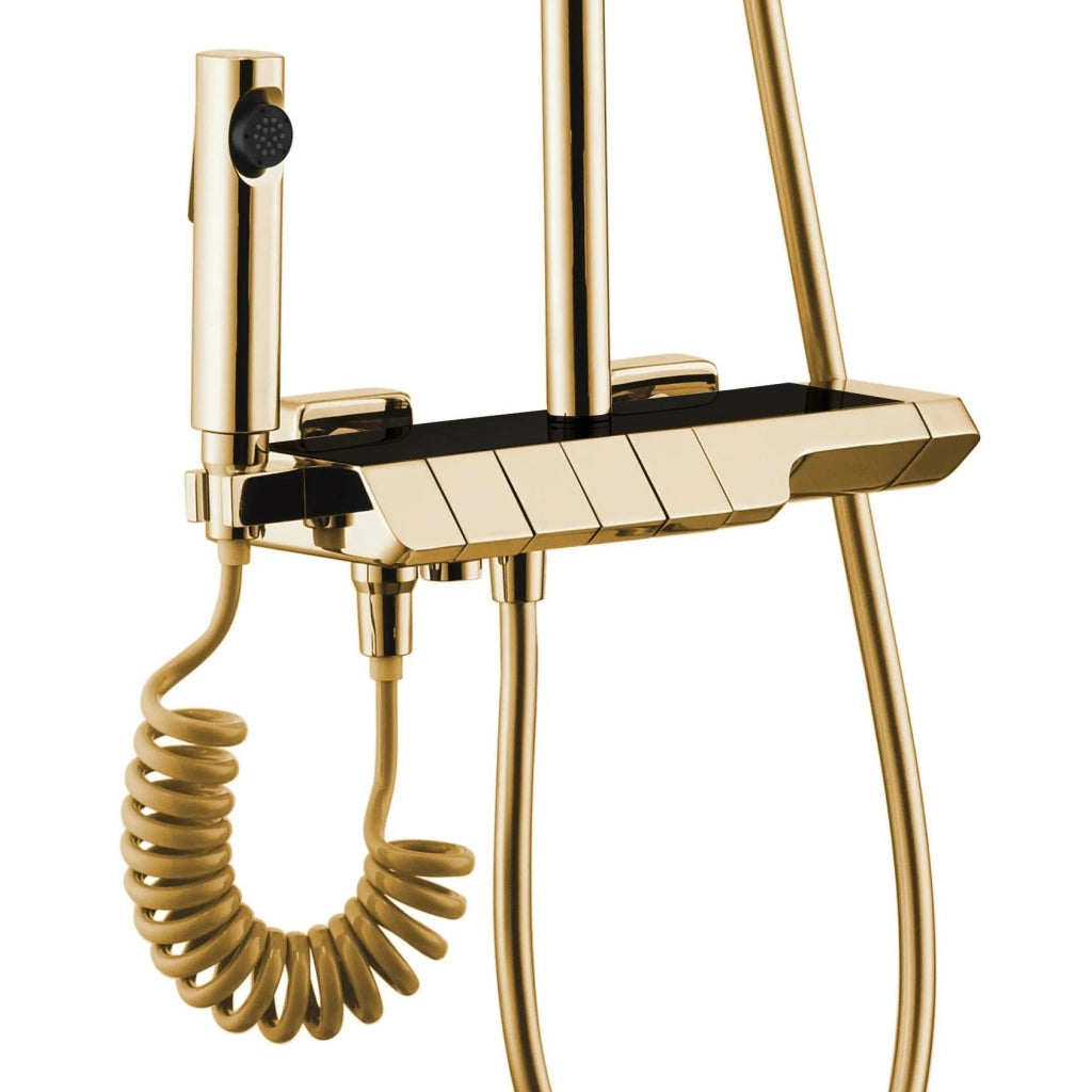 Set Doccia Con Termostato Rea Rob Gold