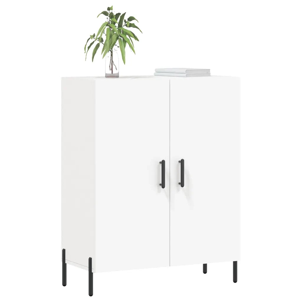 Credenza-Buffet-Armadio da cucina Bianca 69,5x34x90 cm in Legno Multistrato 533810