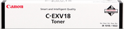 Canon Toner C-EVX 18 for iR1018/iR1022 Black cartuccia toner 1 pz Originale Nero