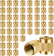 Doppi flangia per condizionatori - 1/4 flens - 50 pezzi - coperchi per refrigeranti - realizzati in ottone durevole - adatti per industrie e frigoriferi