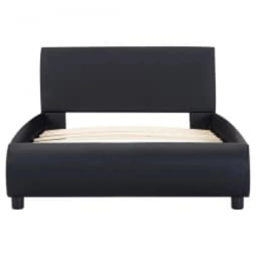 Giroletto con LED Nero in Similpelle 100x200 cm