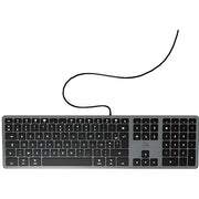 MOBILITY LAB Tastiera cablata DesignTouch per MAC Space Grey
