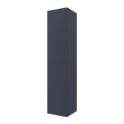 Colonna bagno sospesa 160 cm Melody blu navy con ante reversibili