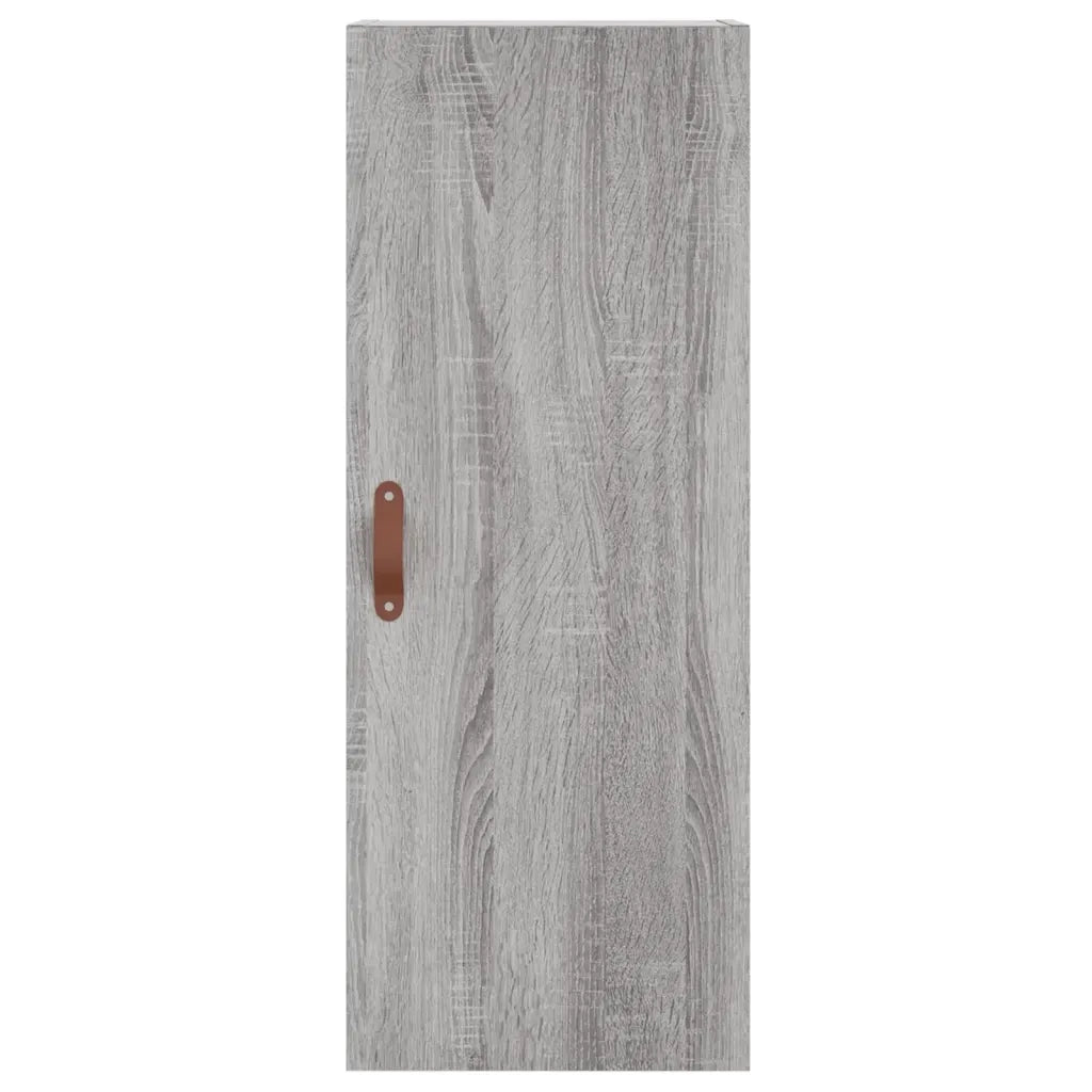 Mobile a Parete Grigio Sonoma 34,5x34x90 cm 828834