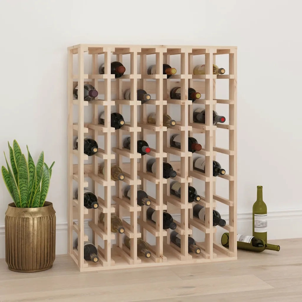 Portavini 70x33x94 cm in Legno Massello di Pino 822531