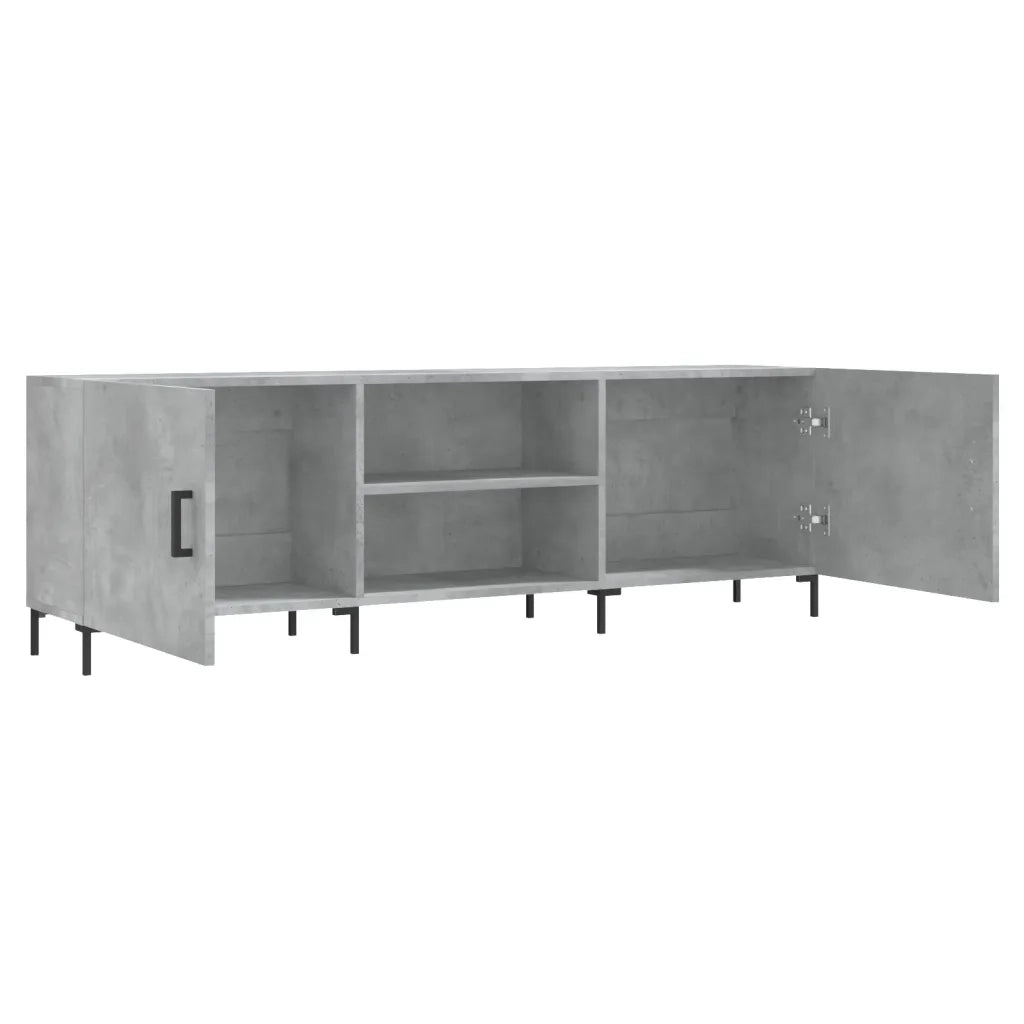 Mobile Porta TV-Mobile per TV-Credenza TV Grigio Cemento 150x30x50cm in Legno Multistrato 974188
