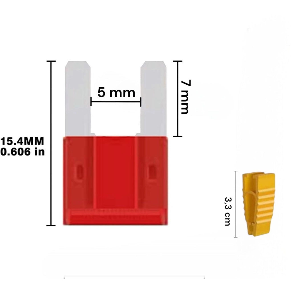 Set 100pz Fusibili Auto 10A 15A 20A 25A 30A Kit Fusibili Standard per Auto, Moto, Camion, Camper, Caravan
