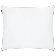 Cuscino basso a triplo scomparto Rivestimento in cotone premium Imbottitura in piuma d'oca Imbottitura in piuma Bianco 50 x 60 cm Teide