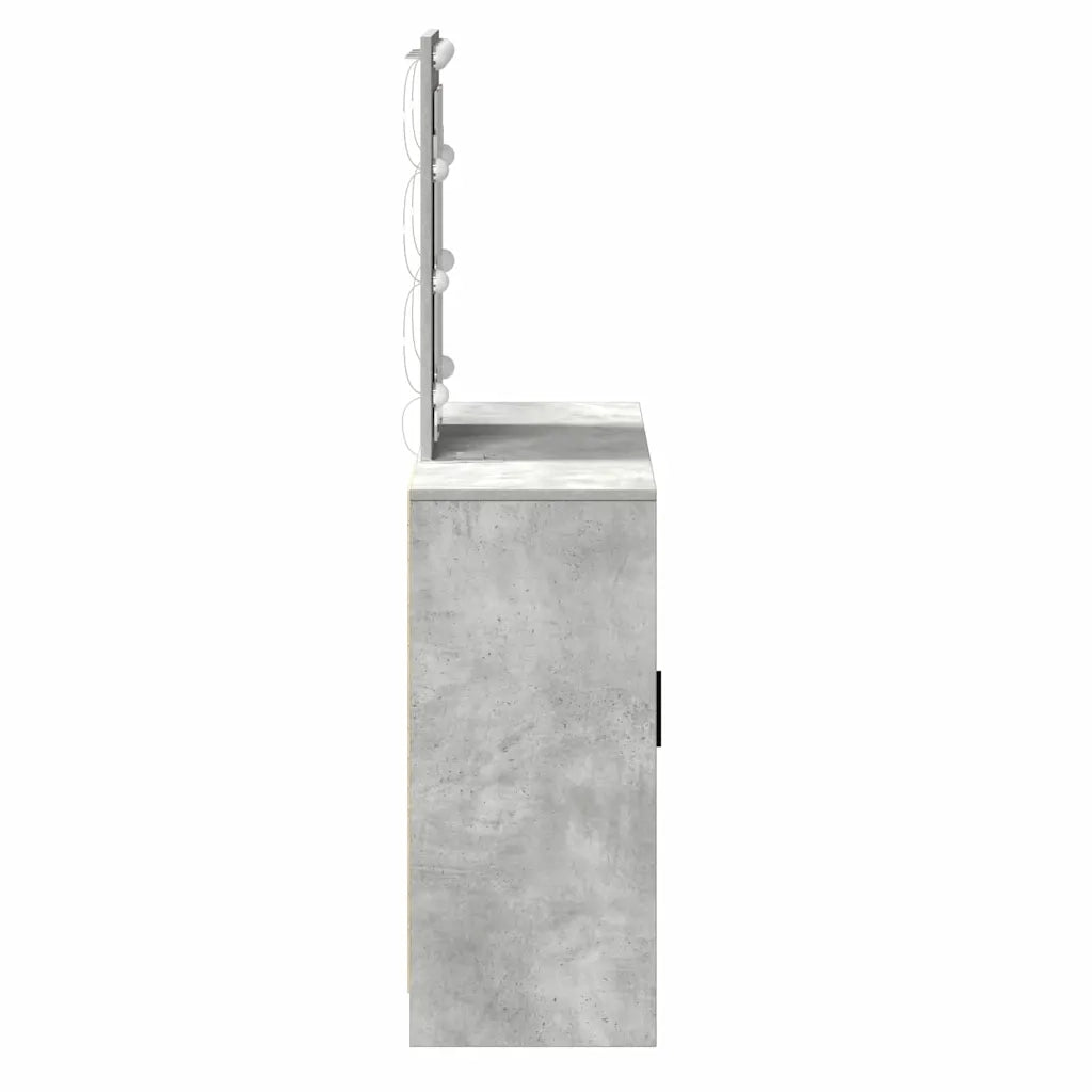 Tavolo da Trucco Grigio chiaro 102 x 33 x 135 cm 865184