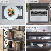 Pavimentazione per cucina - Scarpette per cucina - Grigio - Imprermeabile - Sostenibile - Cassetto - Pavimentazione per cassetto - EVA - Non aderente - 44.5x500cm