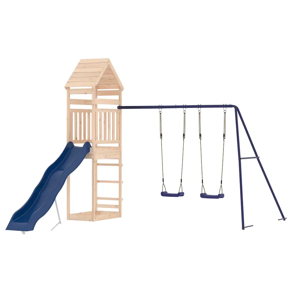 Set da Gioco da Esterno in Legno Massello di Pino 3156910