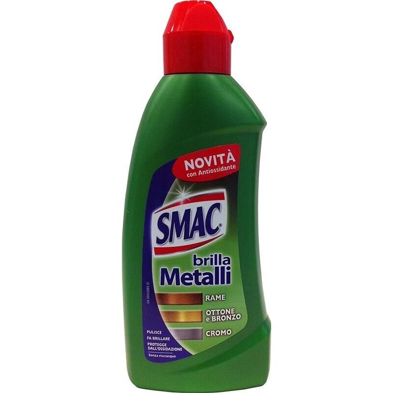 SET 12 CONFEZIONI DI SMAC BRILLA METALLI DETERGENTE CREMA 250 ML