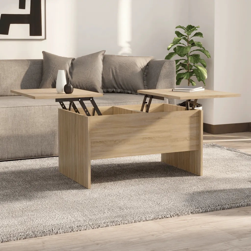Tavolino salotto | Tavolino da caff¨¨ | Tavolino da Soggiorno Rovere Sonoma 80x50x42,5 cm Legno Multistrato