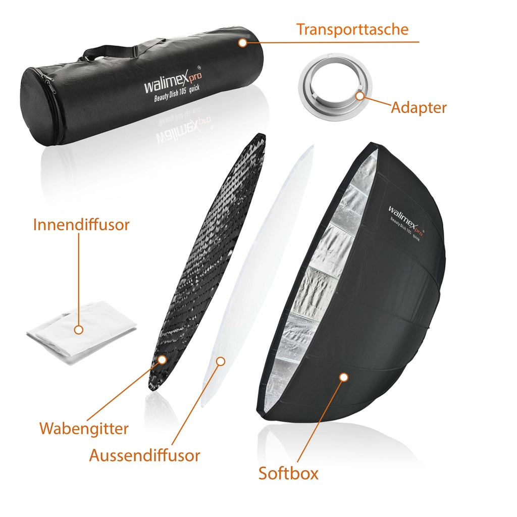 SL Beauty Dish SB QA105 Aurora/Bowens