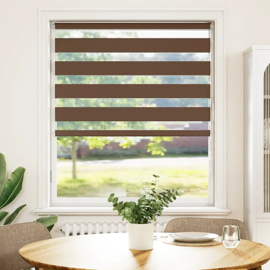 Tenda a Rullo Zebra-Tenda avvolgibile Larghezza Tessuto 100,9 cm Poliestere 725677