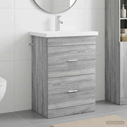 Set di mobili per il bagno Sonoma grigio 61 x 40 x 84,5 cm 3404371