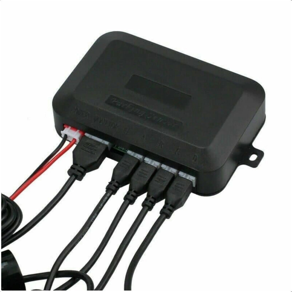 Trade Shop - Sensore Di Parcheggio Auto Sistema A 4 Sensori Display Led Ad Ultrasuoni Q-ca202 -